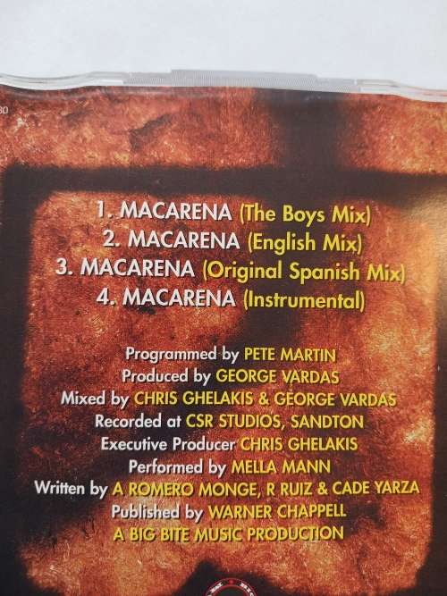 Macarena CD single