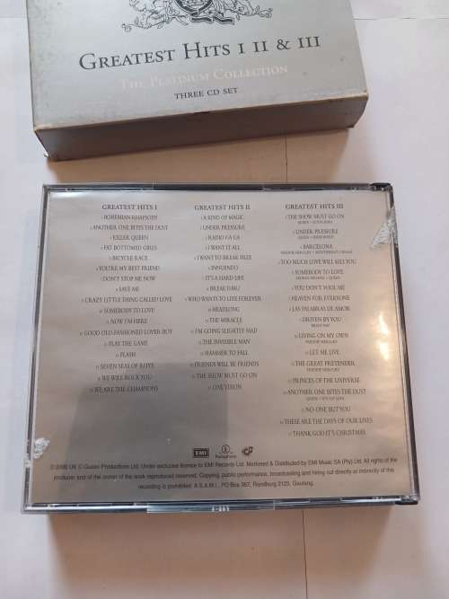 Queen, Greatest Hits I, II & III, The Platinum Collection, 3 x CD set