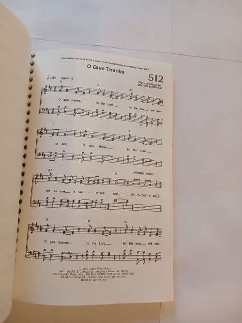 Praise Worship, Songbook 6