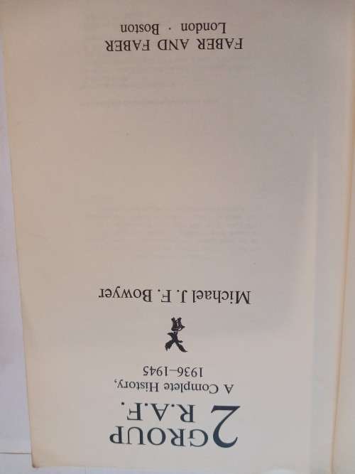 2 Group R.A.F. A Complete History, 1936-1945 by Michael J.F. Bowyer