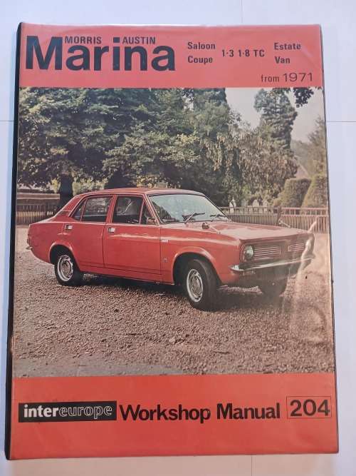 Morris Marina, from 1971, Intereurope Workshop Manual