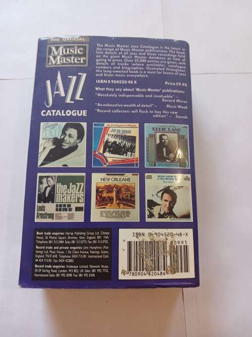Jazz Catalogue, Music Master 1990, John Humphries