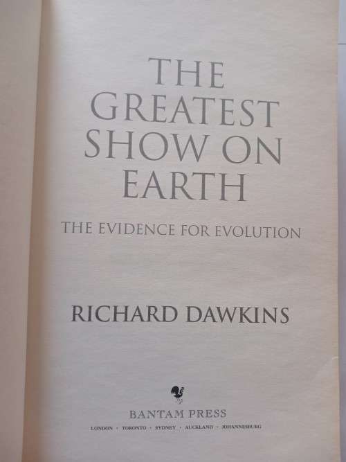 The Greatest Show on Earth by Richard Dawkins