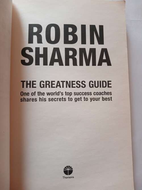 The Greatness Guide by Robin Sharma