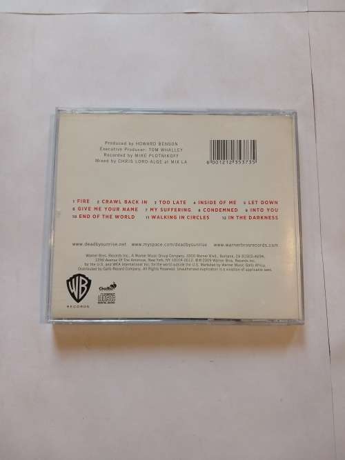 Dead by Sunrise, Out of Ashes CD
