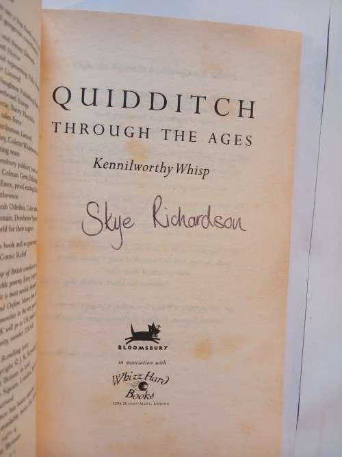Quidditch Through the Ages by Kennilworthy Whisp