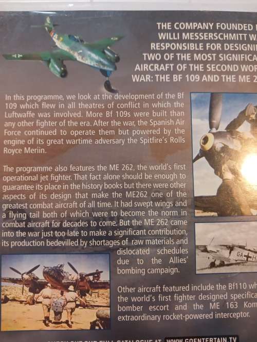 The Ultimate History of the Messerschmitt DVD