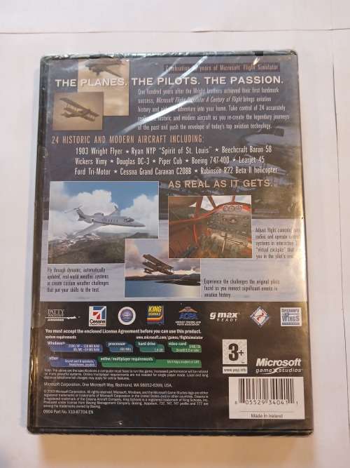 Microsoft Flight Simulator 2004, A Century of Flight PC CD