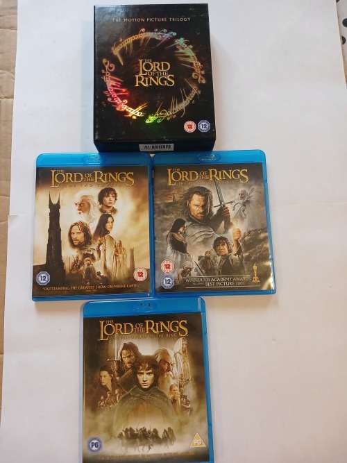 The Lord of the Rings, 3 Movie Boxset, Bluray/DVD