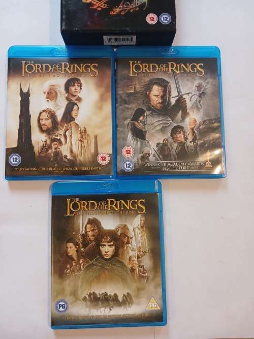 The Lord of the Rings, 3 Movie Boxset, Bluray/DVD