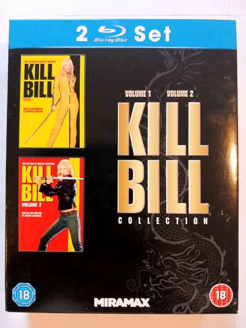 Kill Bill Collection, 2 Movie Boxset, Blu-ray