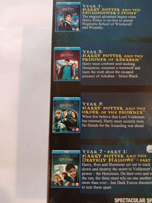 Harry Potter, The Complete 8 Film Collection, Blu-ray, 11 Disc Boxset