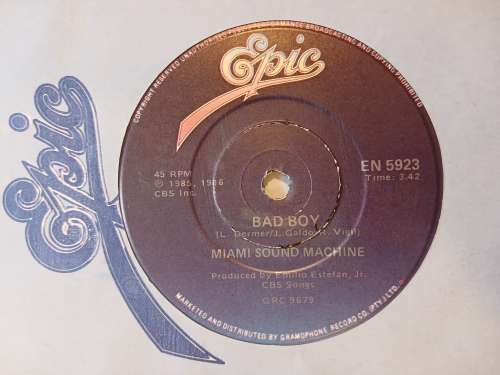 Miami Sound Machine, Bad Boy/Surrender Paradise, 7 Single, VG+
