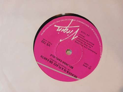 Belinda Carlisle, Heaven is a place on Earth/We can Change, 7 single, VG+