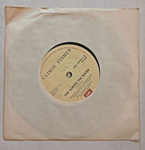 Climie Fisher, Love Changes Everything/Far Across the Water, 7 single, VG+