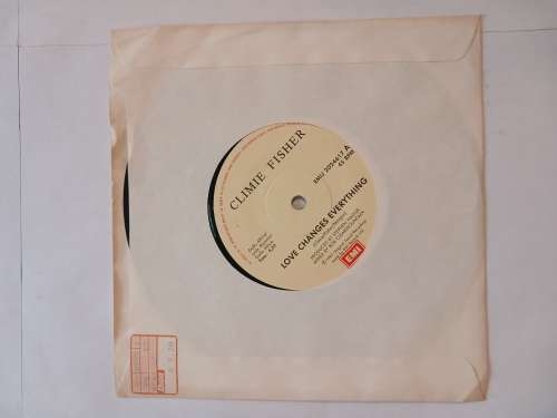 Climie Fisher, Love Changes Everything/Far Across the Water, 7 single, VG+