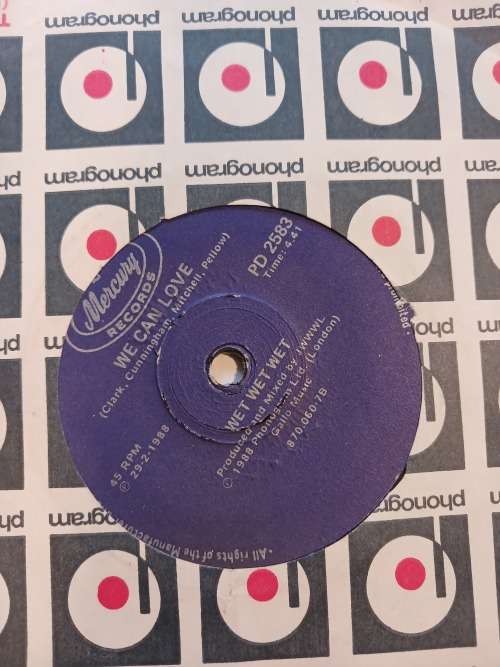 Wet Wet Wet, Angel Eyes/We Can Love, 7 single, VG+