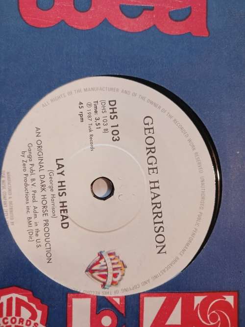 George Harrison, Got My Mind set on You/Lay His Head, 7 single, VG+