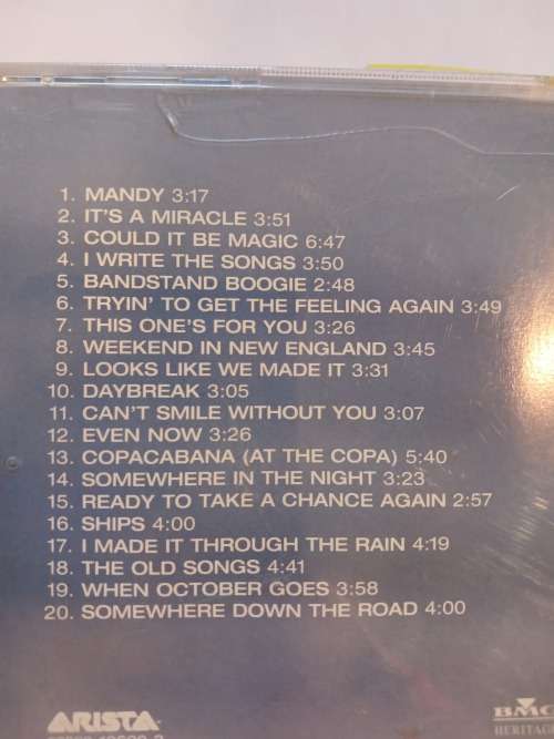 Barry Manilow, Ultimate Manilow CD