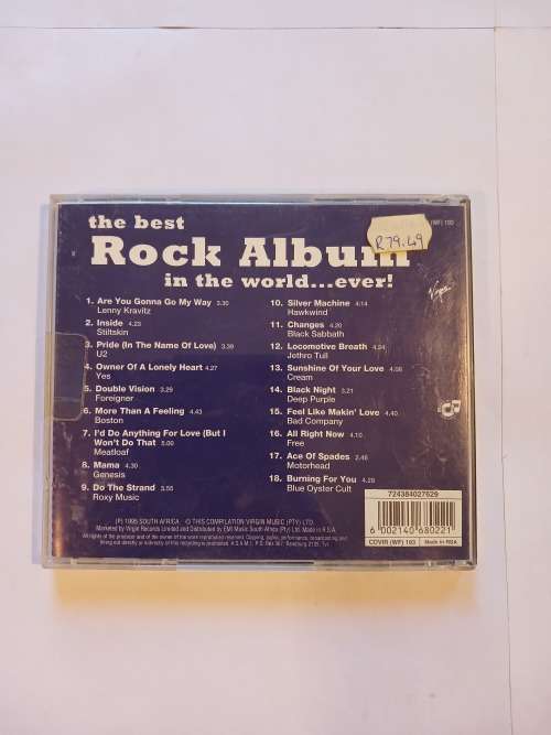 The Best Rock Album in the World...ever, CD