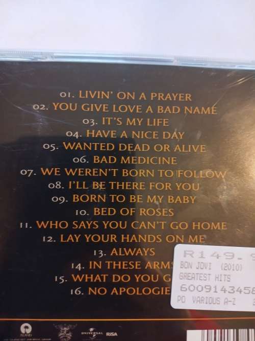 Bon Jovi, Greatest Hits CD