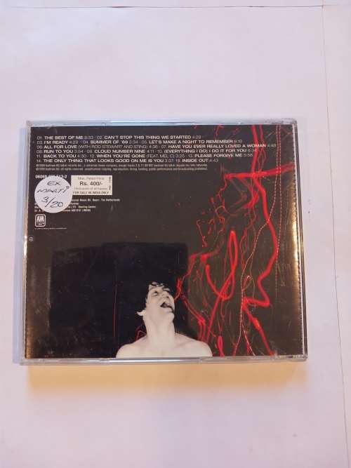 Bryan Adams, The Best of Me CD, India
