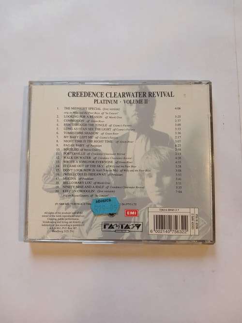 Creedance Clearwater Revival, Platinum, Volume II CD
