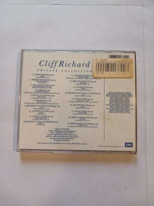 Cliff Richard, Private Collection 1979-1988 CD, Europe