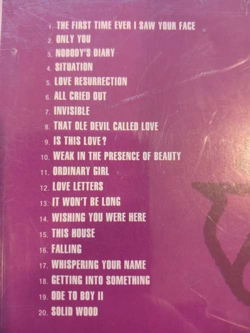 Alison Moyet, Singles CD