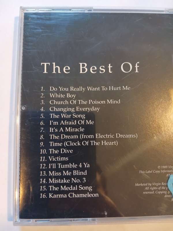 Culture Club, The Best Of CD