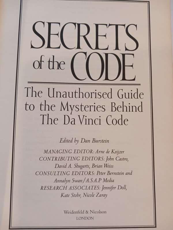 Secrets of the Code edited by Dan Burstein