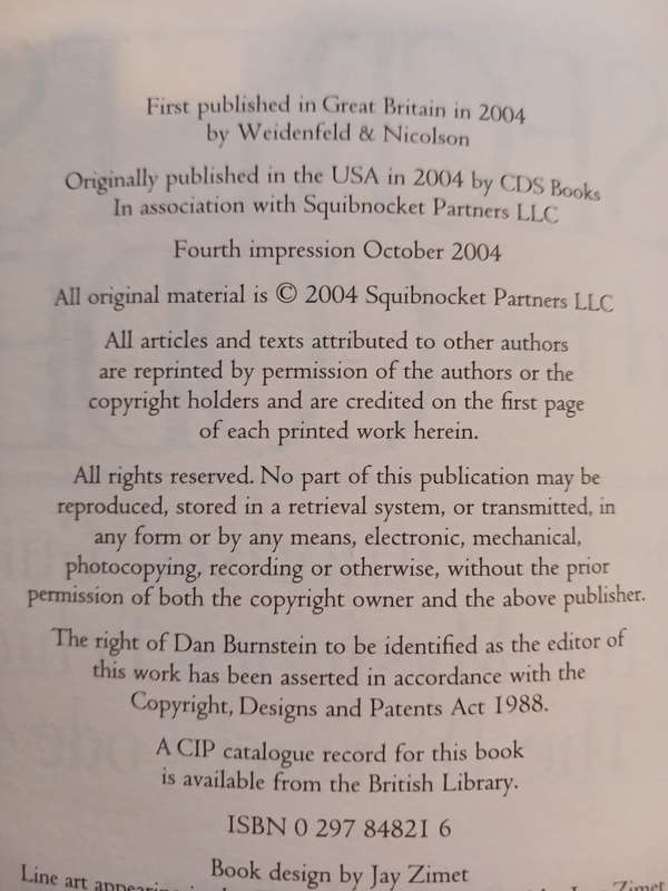 Secrets of the Code edited by Dan Burstein