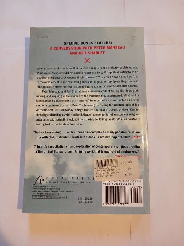 Killing the Buddha, A Heretic`s Bible by Peter Manseau and Jeff Sharlet