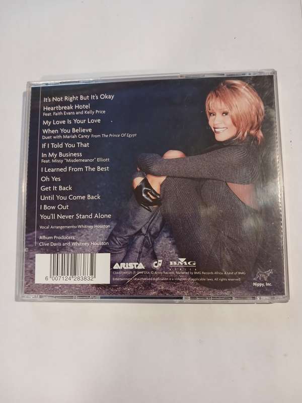 Whitney Houston, My Love is Your Love CD