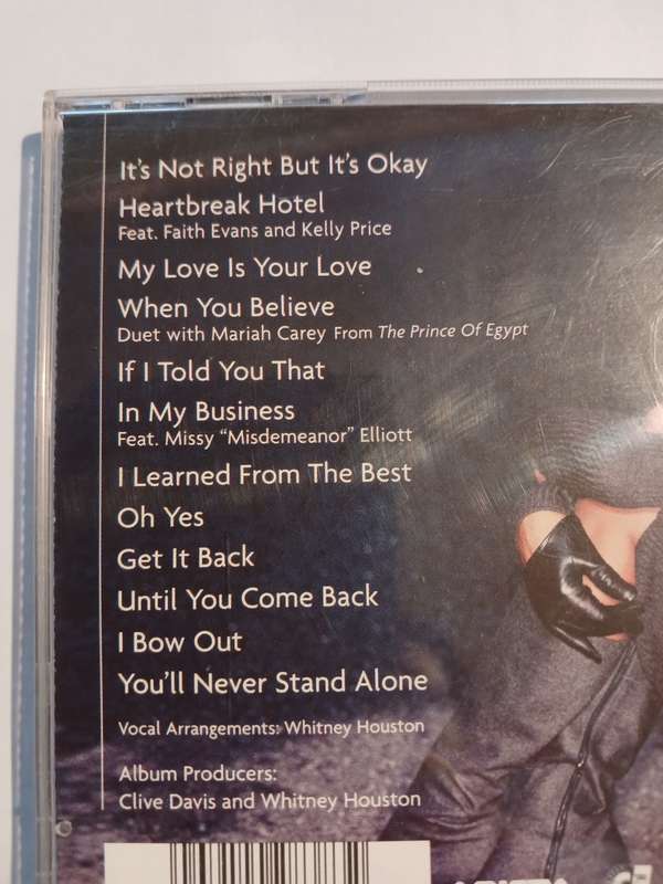 Whitney Houston, My Love is Your Love CD