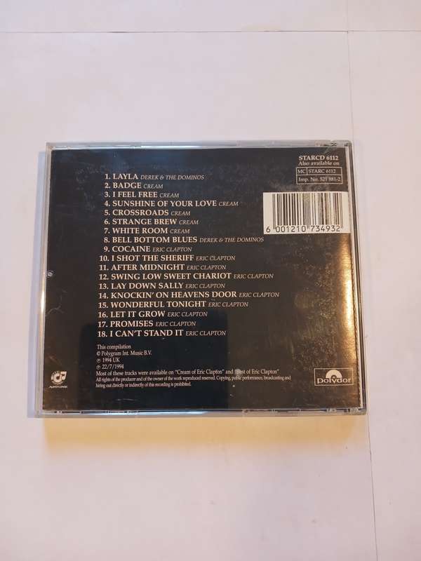 Eric Clapton, The Cream of Clapton CD