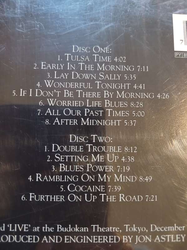 Eric Clapton, Just One Night, 2 x CD, Europe