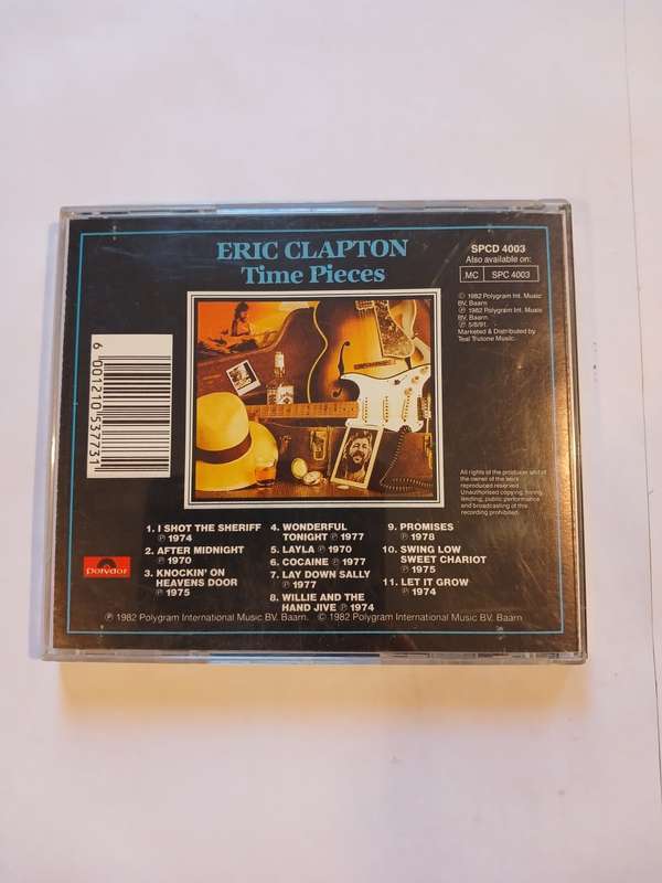 Eric Clapton, Timepieces, The Best of Eric Clapton CD