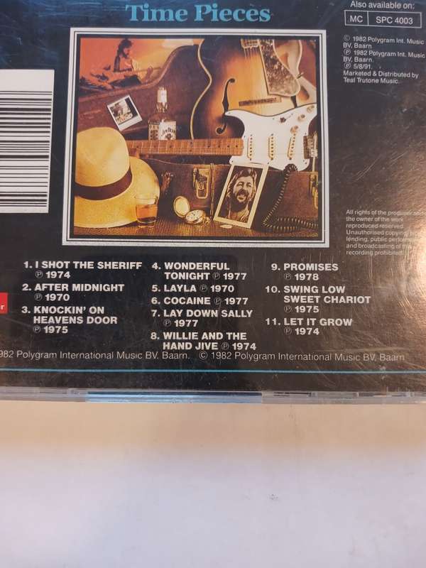Eric Clapton, Timepieces, The Best of Eric Clapton CD