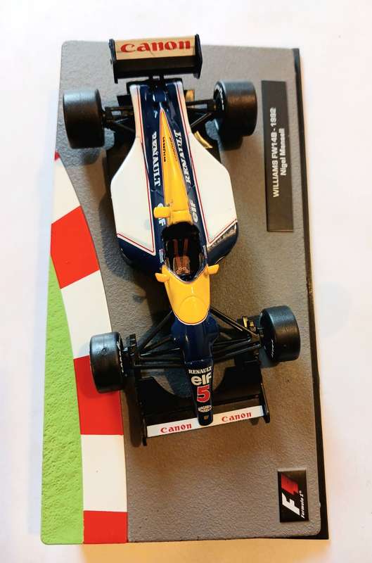 Williams FW14B - 1992 Nigel Mansell, Formula 1 Model Car, Diecast 1:43