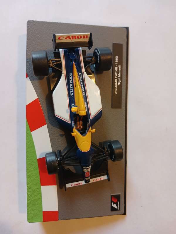 Williams FW14B - 1992 Nigel Mansell, Formula 1 Model Car, Diecast 1:43