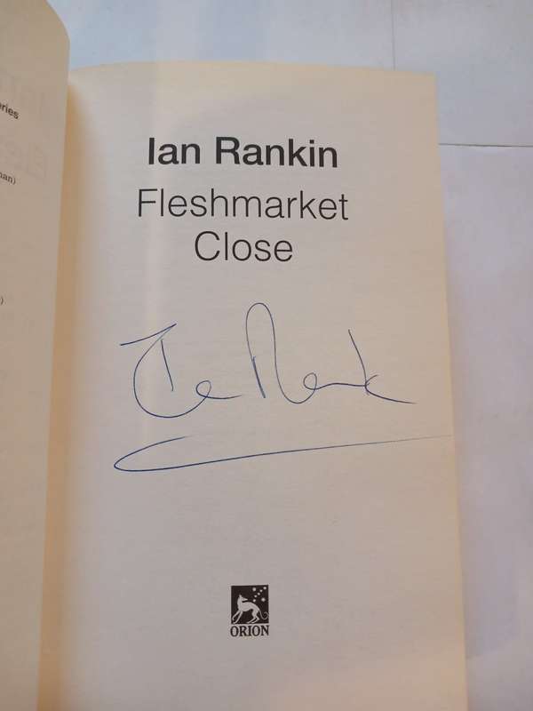 Fleshmarket Close by Ian Rankin, Signed Copy