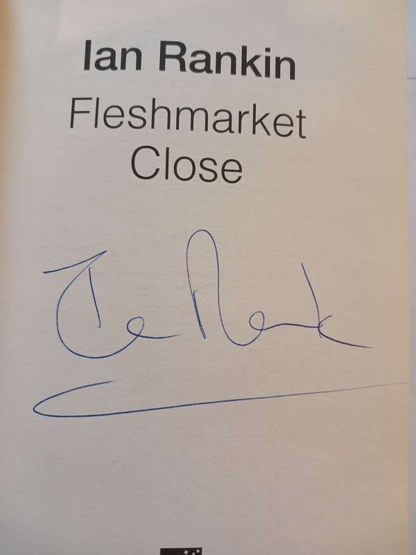 Fleshmarket Close by Ian Rankin, Signed Copy