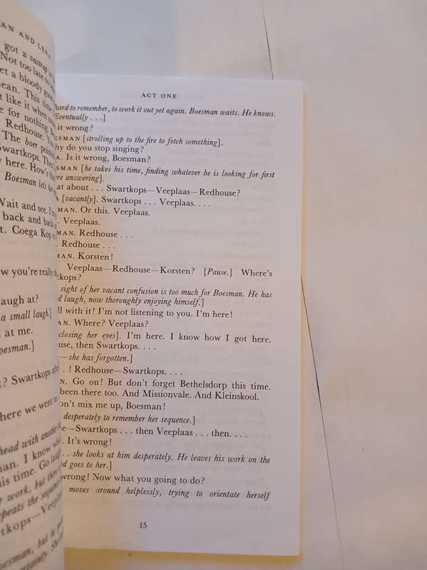 Boesman and Lena by Athol Fugard