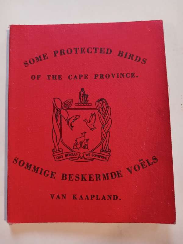 Some Protected Birds of the Cape Province, English/Afrikaans, 1957