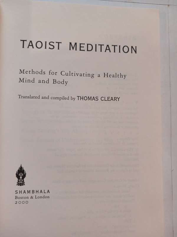 Taoist Meditation translated by Thomas Cleary