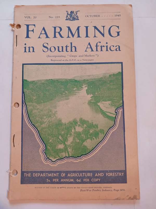 Farming in South Africa, Vol. 20 No. 235, October 1945