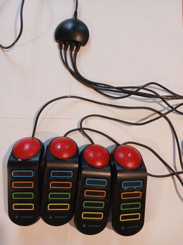 Playstation 2, PS2, Buzzer and Camera