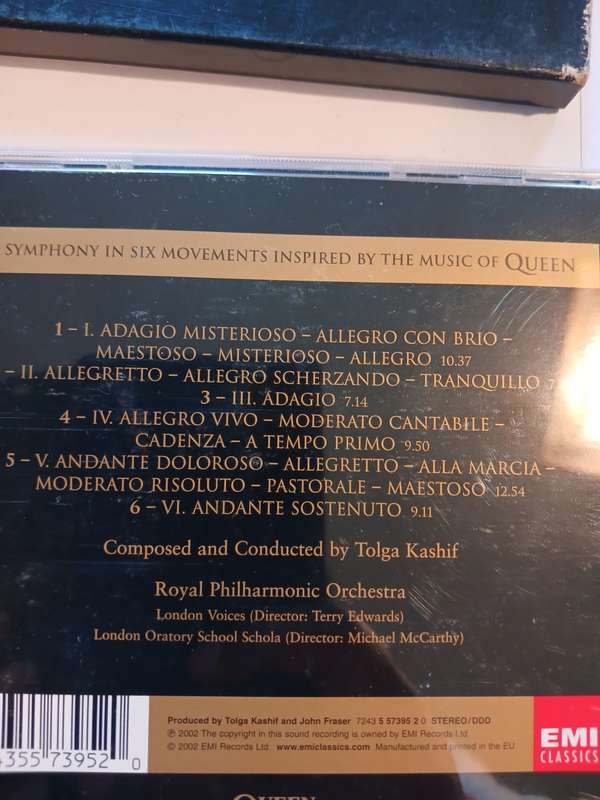 The Queen Symphony, Royal Philharmonic Orchestra, Tolga Kashif CD, Europe