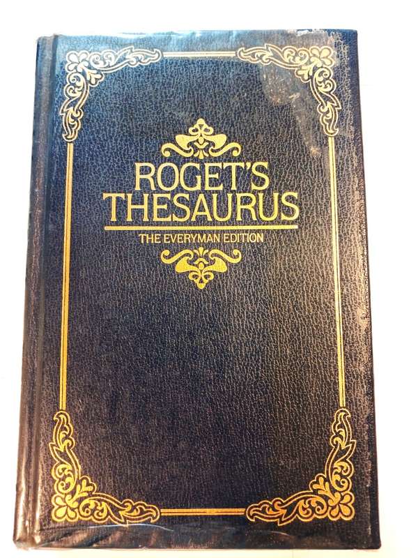Roget`s Thesaurus, The Everyman Edition, 1986, Leatherbound, Gilded Edging